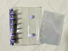 新品★A7サイズ シール帳 リフィル 10枚付 バインダー セット/6穴