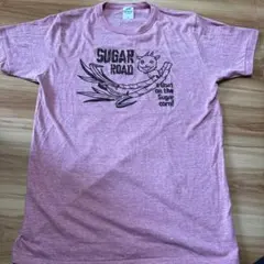 SUGAR ROAD Tシャツ Mサイズ ピンク系
