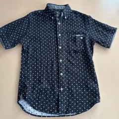 BEAMS HEART メンズ 半袖シャツ ドット柄 S
