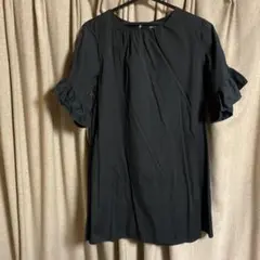 ザラ　ベーシック ZARA オールインワン ロンパース ワンピース ポプリン