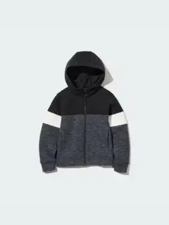 UNIQLO キッズ　フルジップパーカー　ドライスウェット
