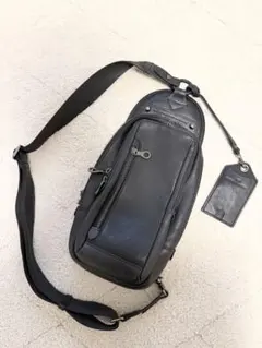 JOYA ショルダーバッグ 本革 メンズ J4722【美品】