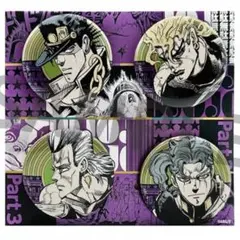 メルカリ最安！ジョジョ【中国原作缶バッジ４個セット　スターダストクルセイダーズ】