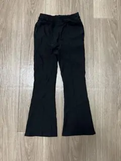 ⭐︎お値下げしました⭐︎デビロック 裏起毛ピンタックフレアパンツ