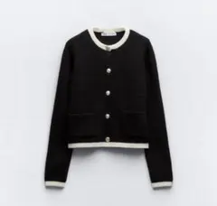ZARA♡ボタン ニットカーディガン