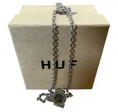 HUF チェーンネックレス ロゴペンダント付き