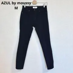 【アズールバイマウジー】スキニーデニム ジーンズ カジュアル ブラック M