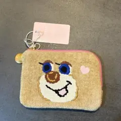 ラブラリーバイフェイラー ドアップ テディガール L字ポーチ オールドテディ