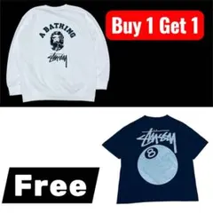 BAPE x STUSSY || Free Stussy T-Shirtのサムネイル