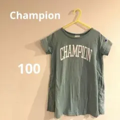 Champion 半袖ワンピース 100サイズ ミントグリーン