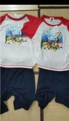 新品未使用品　パウパトロール　半袖　パジャマ　110　120　2枚セット