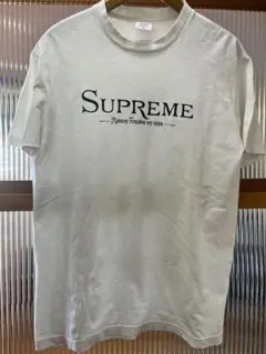 Supreme ホワイト Tシャツ Mサイズ　[確実正規品]