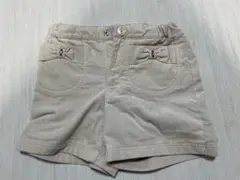 familiar ベージュ ハーフパンツ 130