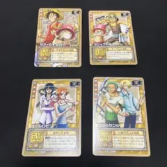 大会プロモ 麦わらの一味 4枚セット 旧ワンピースカード　激レア