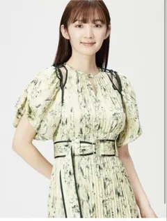 スナイデル　即完売　オフショルダー　2way ロングワンピース グリーン