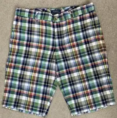 ポロ　ラルフローレン　チェック柄　ハーフパンツ