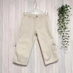 クロップド カジュアルパンツ
