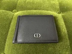 DIOR 二つ折り財布 マネークリップ付き ブラックのサムネイル