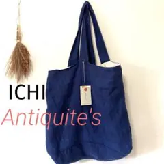 新品タグ付き　イチアンティークス　リネンビッグトートバッグ