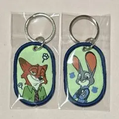 ディズニー タグキーホルダー ズートピア ニック ジュディ 2点セット