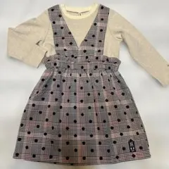 【SALE！】ninoドットワンピース　110センチ