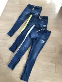 VENTURA ジョガーパンツ L２枚M１枚セット　ネイビー　筋トレ　ウエイト