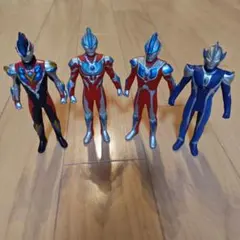ウルトラヒーローソフビ ライブサイン付き 4体セット