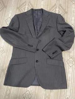 MONSIEURNICOLE グレー ストライプ ビジネススーツのサムネイル