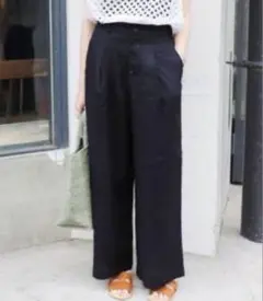 IENA ❣️麻素材。きれいめパンツ。のサムネイル
