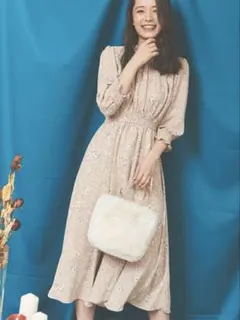 ノエラ noela ペアフラワー切替ワンピース Noela ノエラ ワンピース