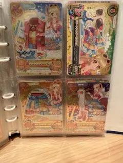 値下げしました。アイカツ リゾートキャンサーコーデ 4枚セット 夏樹みくる
