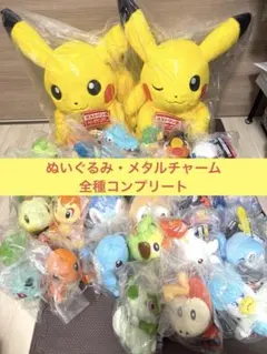 一番くじ ポケモン ぬいぐるみ全種コンプリート ラストワン賞