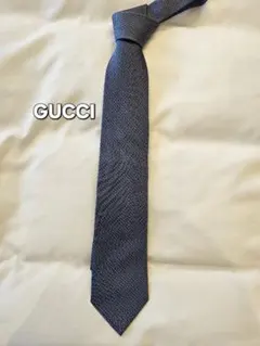 GUCCI ネイビー 幾何学模様 ネクタイ新品