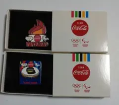 34#️⃣2020年東京オリンピック記念　ピンバッチ　コカ・コーラ　非売品セット