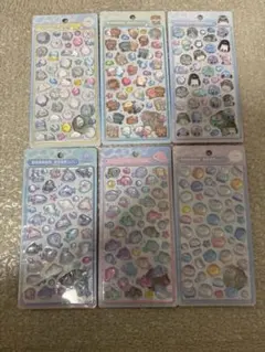 【正規品】水族館限定 ボンボンドロップシール 6種セット クーリア