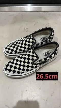 バンズ　スリッポン　チェッカー　26.5cm VANS V98LITE