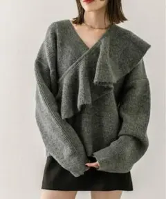 mystic ミスティック マルチカラー付きニット