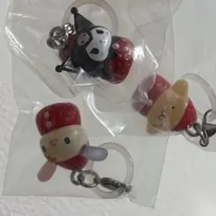 サンリオ　いちご　めじるしアクセサリー　３点セット