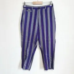 HARE × ROBERT GELLER 紫とグレー　ワイドパンツ　メンズ　S