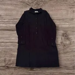 UNIQLO リネン混長袖チュニック M