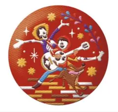 ディズニー刺繍缶バッジ