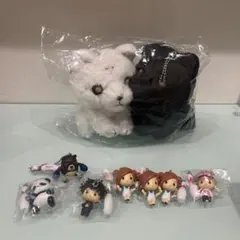 呪術廻戦　玉犬　ぬいぐるみ　ラウンドワン　ミニフィギアストラップ　11点セット