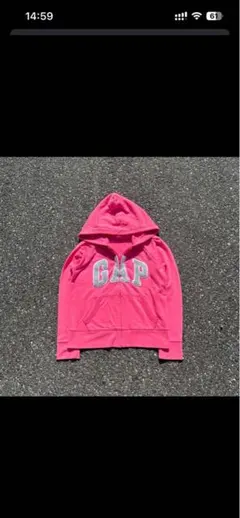 OLD GAP ジップパーカー ピンク 00s 00s OLD GAP ギャップ ジップパーカー ピンク y2k archive - メルカリ