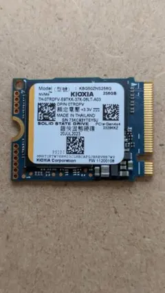 【未使用】① DELL 512GB SSD（ KIOXIA ）2230 Gen4 Amazon | KIOXIA SSD 512GB M.2 2230 30mm NVMe PCIe 4.0 Gen 4 x 4