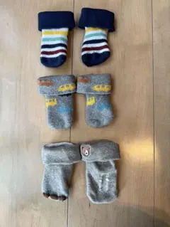 ベビー靴下セット カラフル 3足