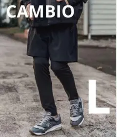 CAMBIO(カンビオ)Monotone レイヤードパンツ Lのサムネイル