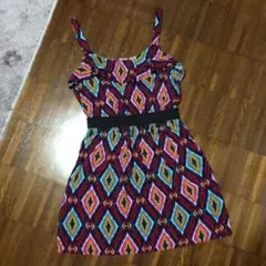 FOREVER21 ネイティブ柄ミニワンピース