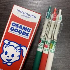 原田治　果物シリーズ　オサムグッズ　ペン　3本セット　新品未使用