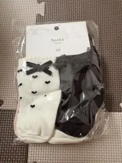 【新品】H&M ベビーソックス 4足セット リボン フリル　女の子