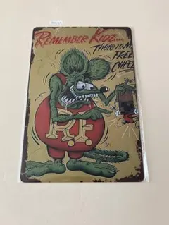 Rat Fink ブリキ看板 昭和レトロ